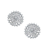 Load image into Gallery viewer, Taraash 925 Sterling Silver CZ Floral Earrings For Women - Taraash
