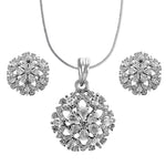 Load image into Gallery viewer, TARAASH 925 Sterling Silver CZ Floral Jewellery Set For Women - Taraash

