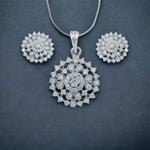 Load image into Gallery viewer, TARAASH 925 Sterling Silver CZ Floral Jewellery Set For Women - Taraash
