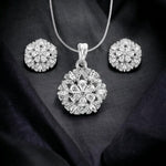 Load image into Gallery viewer, TARAASH 925 Sterling Silver CZ Floral Jewellery Set For Women - Taraash
