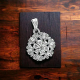 Taraash 925 Sterling Silver CZ Floral Pendant For Women - Taraash