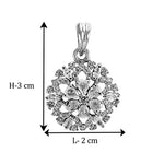 Load image into Gallery viewer, Taraash 925 Sterling Silver CZ Floral Pendant For Women - Taraash