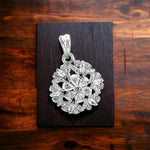 Load image into Gallery viewer, Taraash 925 Sterling Silver CZ Floral Pendant With Chain For Women - Taraash