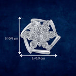 Load image into Gallery viewer, Taraash 925 Sterling Silver CZ Floral Stud Earrings For Women - Taraash
