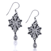 Taraash 925 Sterling Silver CZ French Hook Earrings For Women - Taraash
