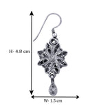 Taraash 925 Sterling Silver CZ French Hook Earrings For Women - Taraash