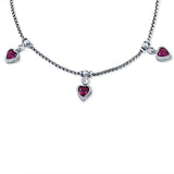 Taraash 925 Sterling Silver CZ Heart Bracelet For Women - Taraash