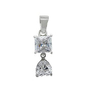 Taraash 925 Sterling Silver CZ Heart Pendant For Women - Taraash