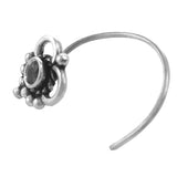 Taraash 925 Sterling silver CZ Heart Shape Nose Pin For Women NPNI-03BK - Taraash