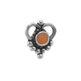Taraash 925 Sterling silver CZ Heart Shape Nose Pin For Women NPNI-03O - Taraash