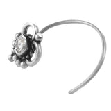 Taraash 925 Sterling silver CZ Heart Shape Nose Pin For Women NPNI-03W - Taraash