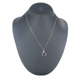 Taraash 925 Sterling Silver Cz Heart Shaped Pendant Chain for Women - Taraash