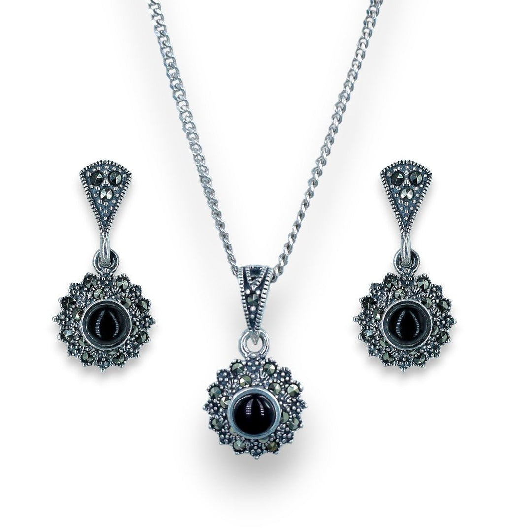 Taraash 925 Sterling Silver CZ Jewellery Set For Women - Taraash