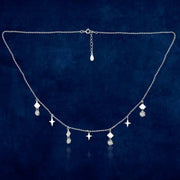 Taraash 925 Sterling Silver CZ Jewellery Set For Women - Taraash