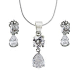 TARAASH 925 Sterling Silver CZ Jewellery Set For Women - Taraash