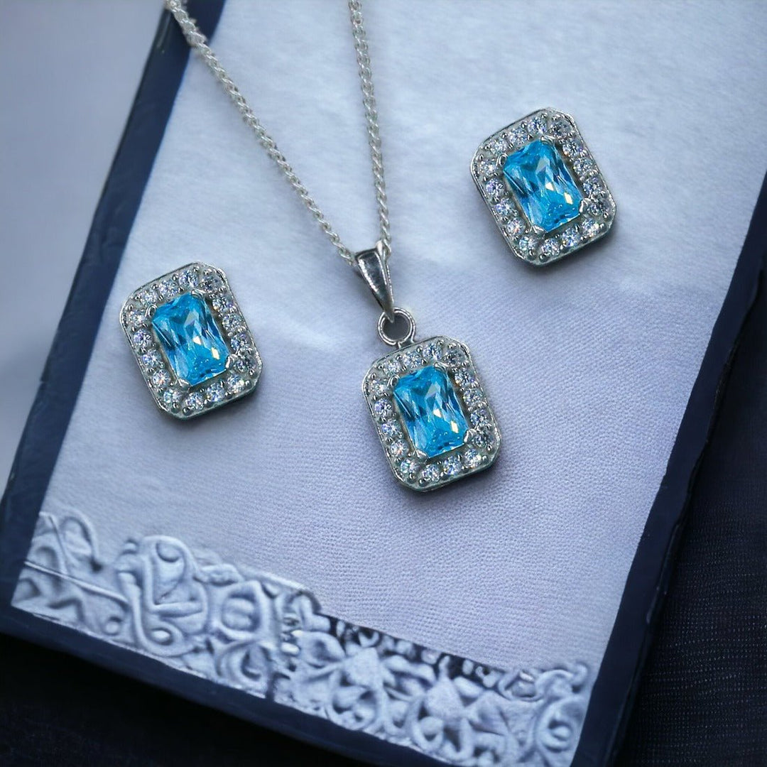 Taraash 925 Sterling Silver CZ Jewellery Sets For Women - Taraash
