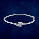 Load image into Gallery viewer, Taraash 925 Sterling Silver CZ Kada For Women - Taraash