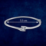 Load image into Gallery viewer, Taraash 925 Sterling Silver CZ Kada For Women - Taraash