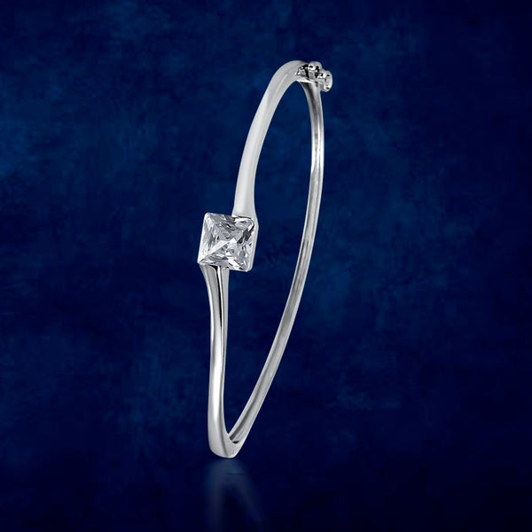 Taraash 925 Sterling Silver CZ Kada For Women - Taraash