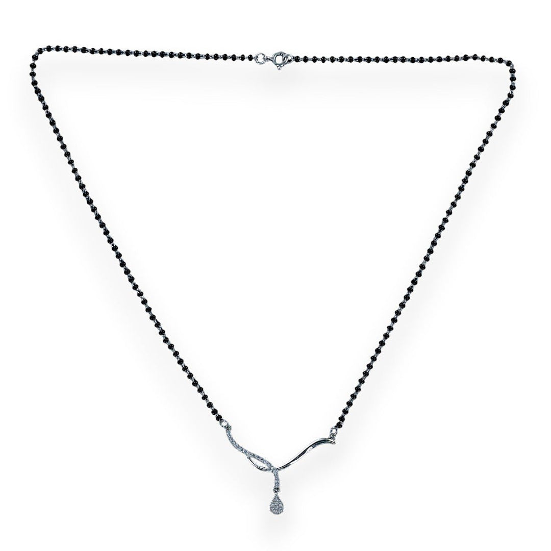 Taraash 925 Sterling Silver Cz Mangalsutra For Women - Taraash