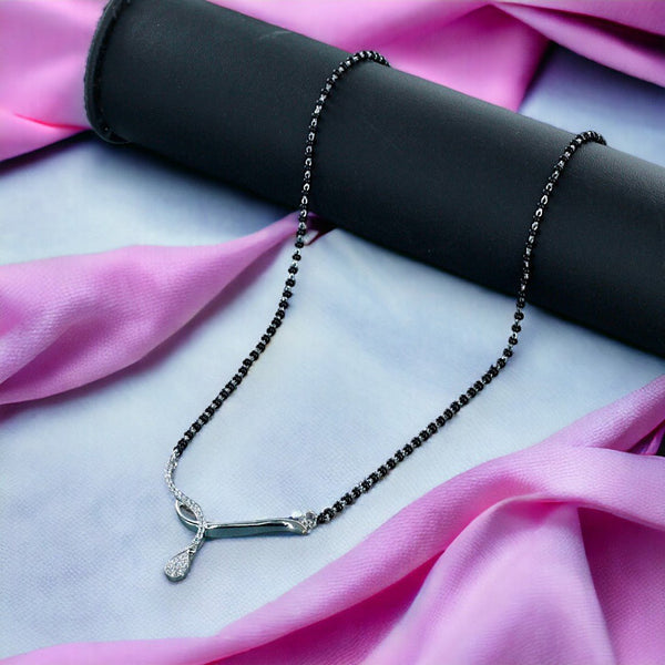 Taraash 925 Sterling Silver Cz Mangalsutra For Women - Taraash