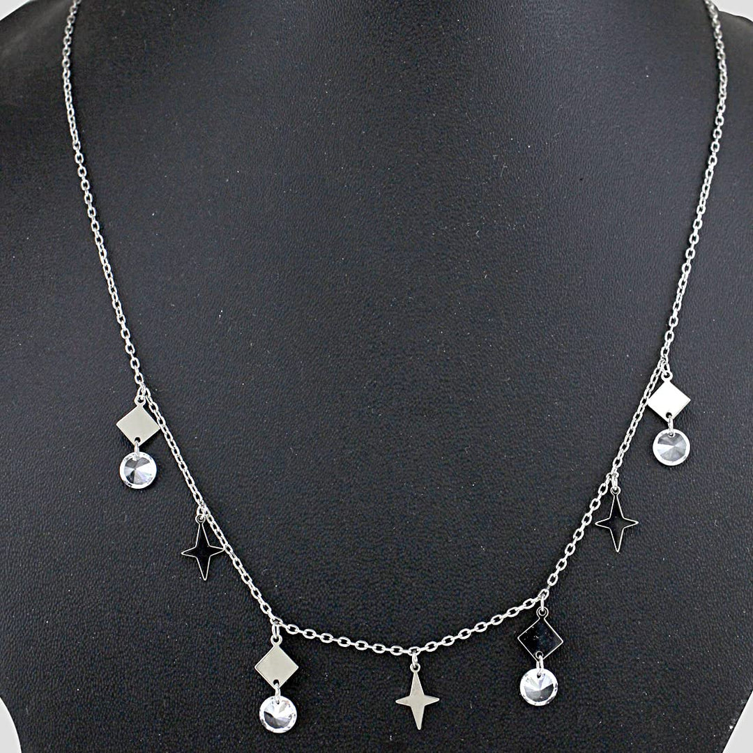 Taraash 925 Sterling Silver CZ Necklace For Women - Taraash