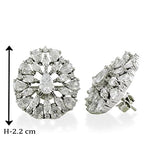 Taraash 925 Sterling Silver CZ Pear Drop Earrings For Women - Taraash