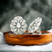 Taraash 925 Sterling Silver CZ Pear Drop Earrings For Women - Taraash