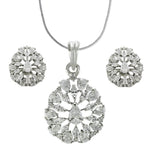 Load image into Gallery viewer, TARAASH 925 Sterling Silver CZ Pear Drop Jewellery Set For Women - Taraash
