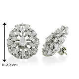 Taraash 925 Sterling Silver CZ Pear Drop Pendant Set For Women - Taraash