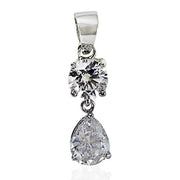 Taraash 925 Sterling Silver CZ Pendant For Women - Taraash