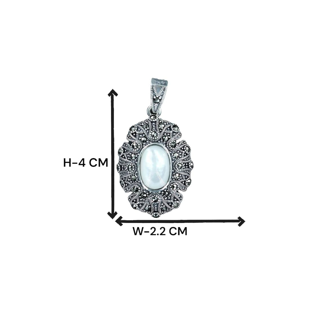 Taraash 925 Sterling Silver CZ Pendant For Women - Taraash
