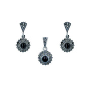 Taraash 925 Sterling Silver CZ Pendant Set For Women - Taraash