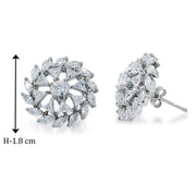 Taraash 925 Sterling Silver CZ Pendant Set For Women - Taraash