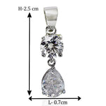 Load image into Gallery viewer, Taraash 925 Sterling Silver CZ Pendant Set For Women - Taraash