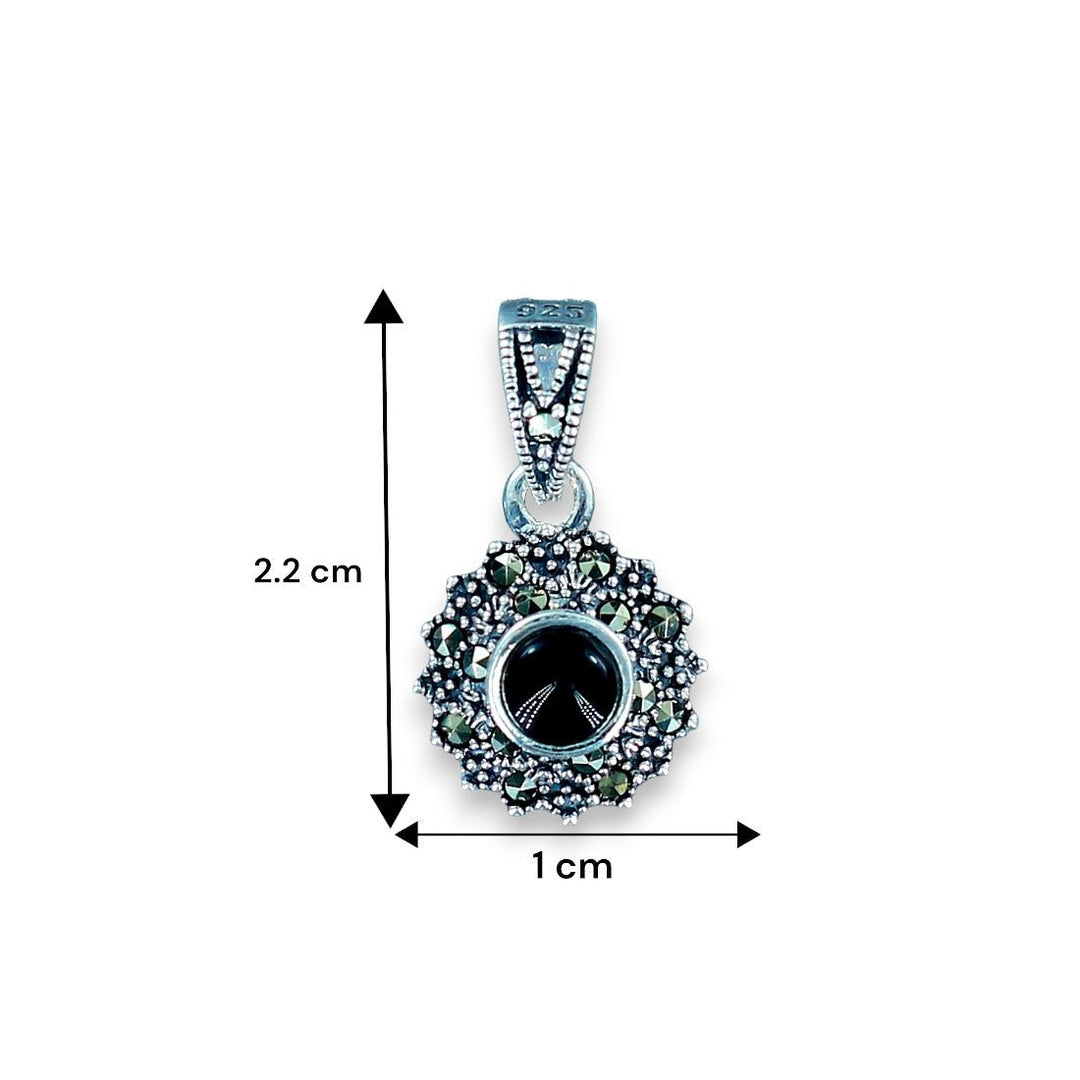 Taraash 925 Sterling Silver CZ Pendant Set For Women - Taraash