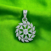 Taraash 925 Sterling Silver CZ Pendant With Chain For Women - Taraash