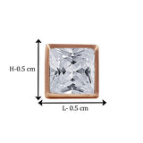 Taraash 925 Sterling Silver CZ Rose Gold Earrings For Women - Taraash