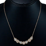 Load image into Gallery viewer, Taraash 925 Sterling Silver CZ Rose Gold Necklace For Women - Taraash
