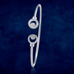 Load image into Gallery viewer, Taraash 925 Sterling Silver CZ Round Design Bangle For Women - Taraash