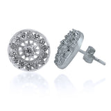 Taraash 925 Sterling Silver CZ Round Shape Stud Earring For Women - Taraash