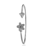 Load image into Gallery viewer, Taraash 925 Sterling Silver CZ Star Bangle For Women - Taraash