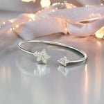 Load image into Gallery viewer, Taraash 925 Sterling Silver CZ Star Bangle For Women - Taraash
