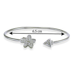 Load image into Gallery viewer, Taraash 925 Sterling Silver CZ Star Bangle For Women - Taraash