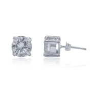 Taraash 925 Sterling Silver CZ Stud Earrings For Women - Taraash