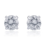 Load image into Gallery viewer, Taraash 925 Sterling Silver CZ Stud Earrings For Women - Taraash
