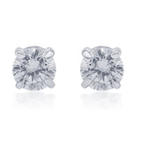 Taraash 925 Sterling Silver CZ Stud Earrings For Women - Taraash