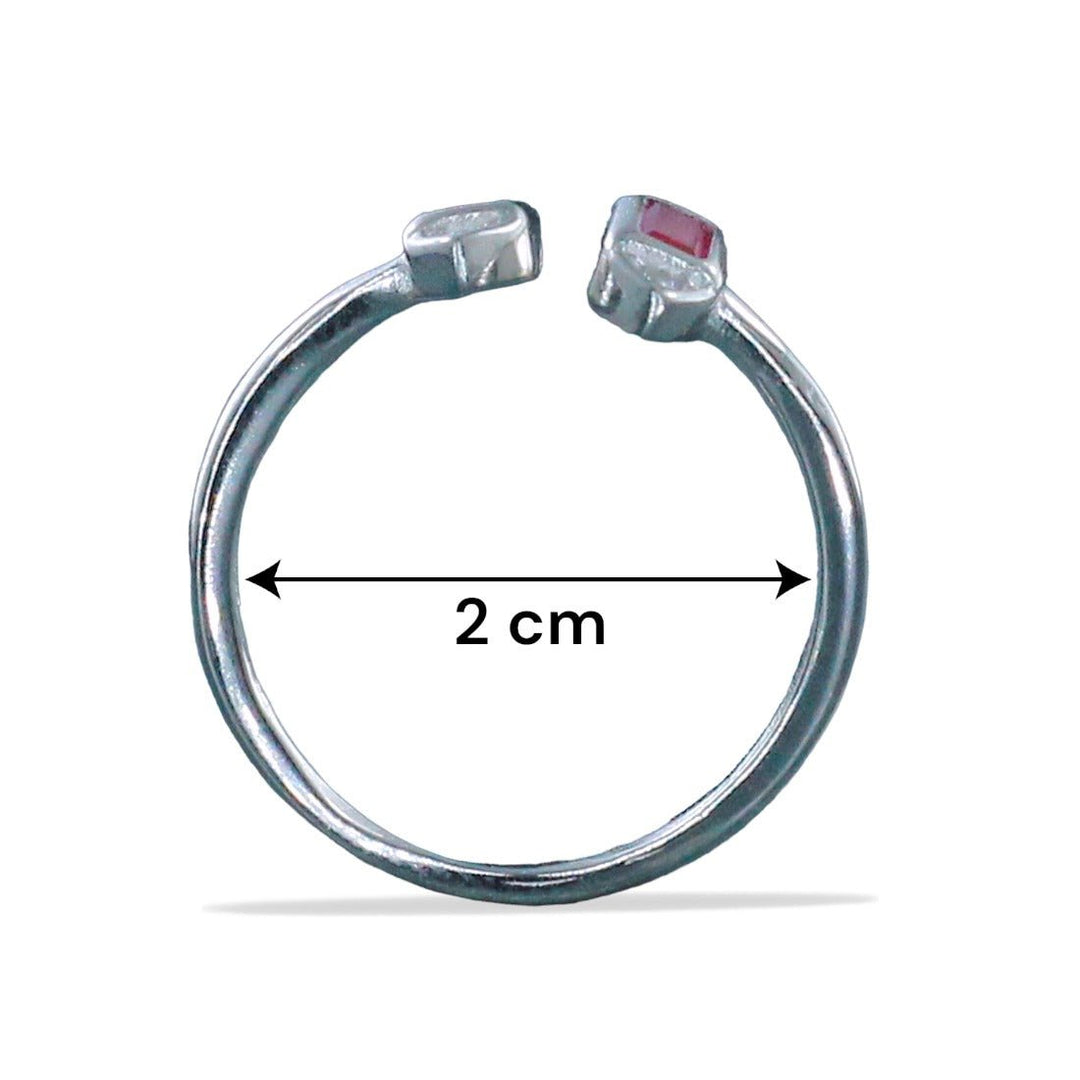 Taraash 925 Sterling Silver CZ Toe Ring For Women - Taraash