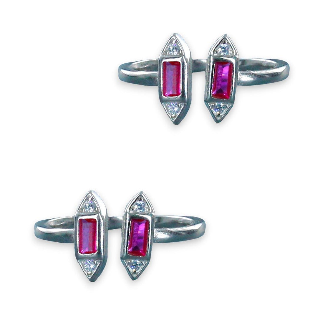 Taraash 925 Sterling Silver CZ Toe Ring For Women - Taraash