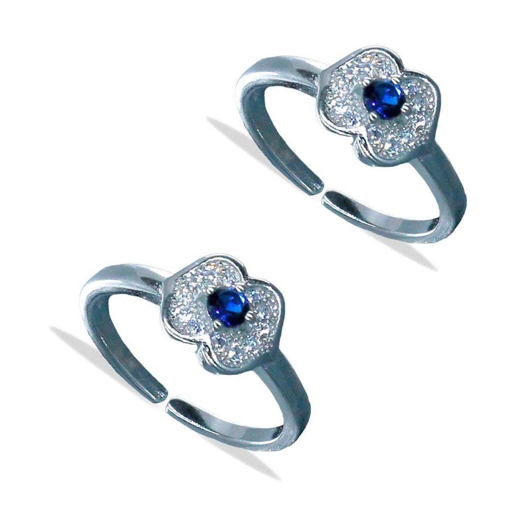 Taraash 925 Sterling Silver CZ Toe Ring For Women - Taraash